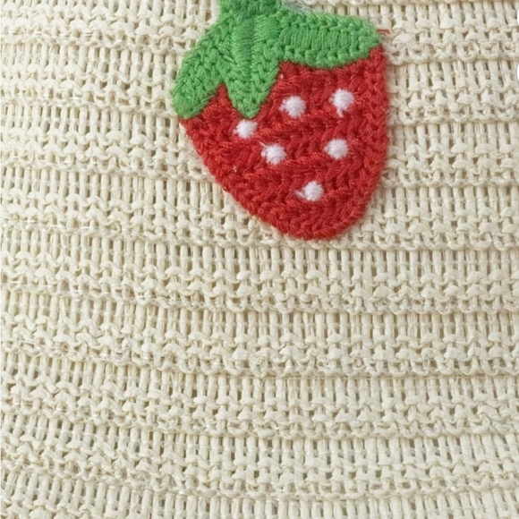 Strawberry Knit Bucket Hat - Picture 4 of 4